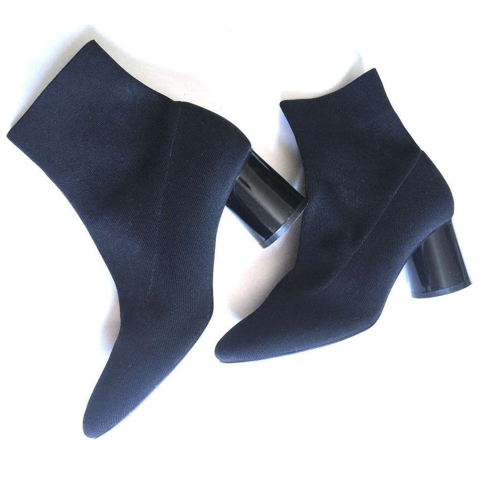 ZARA Black Socks Boots/ SZ 39